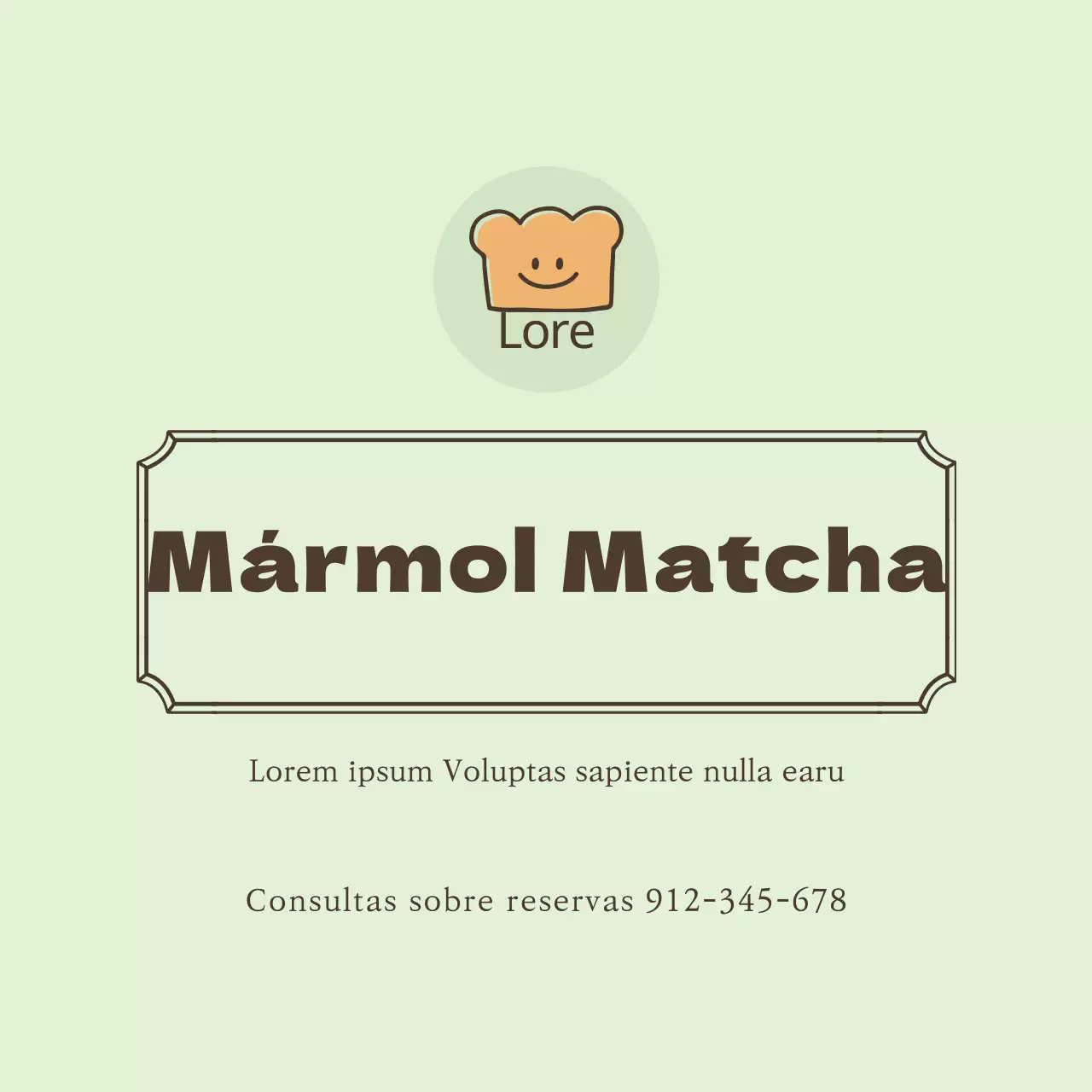 Pegatinas ilustradas de postres Matcha