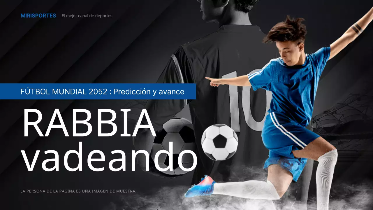 Analizar a los futbolistas de negro y azul