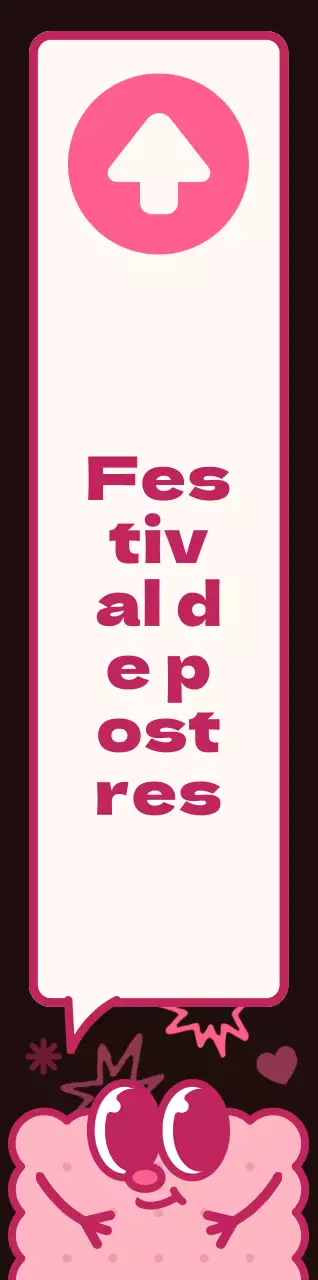 Combinación de colores marrón y rosa Simpáticos personajes de galletas y bocadillos estilo ilustración Cómo llegar a la fiesta de los postres