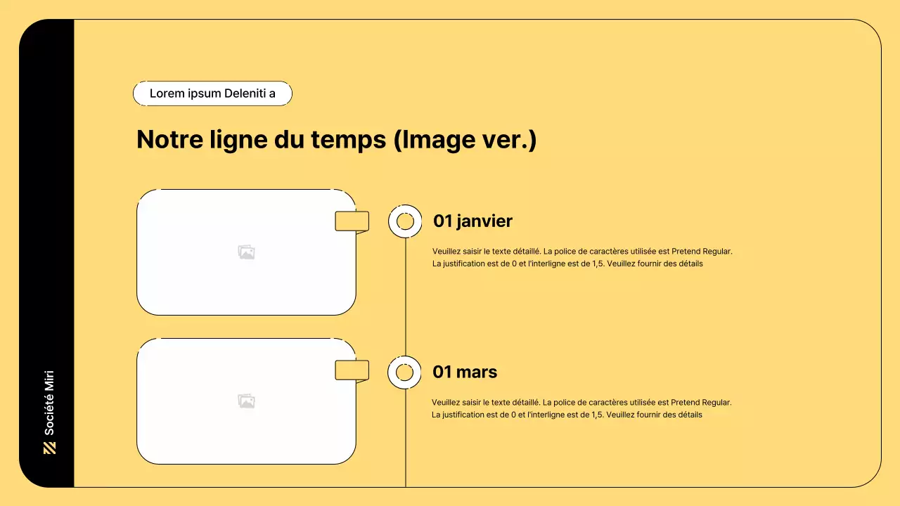 Illustration d'entreprise avec des lignes simples et la couleur jaune