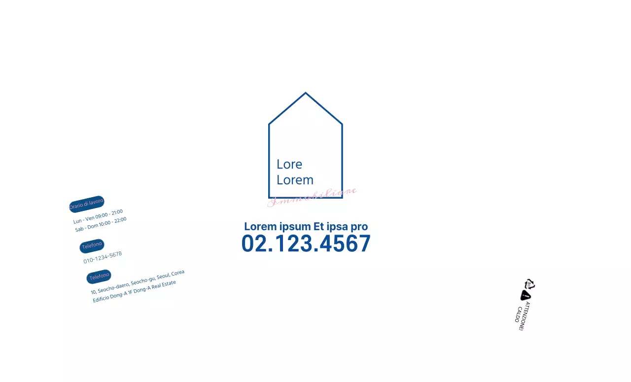 Bianco linee pulite illustrazione immobiliare