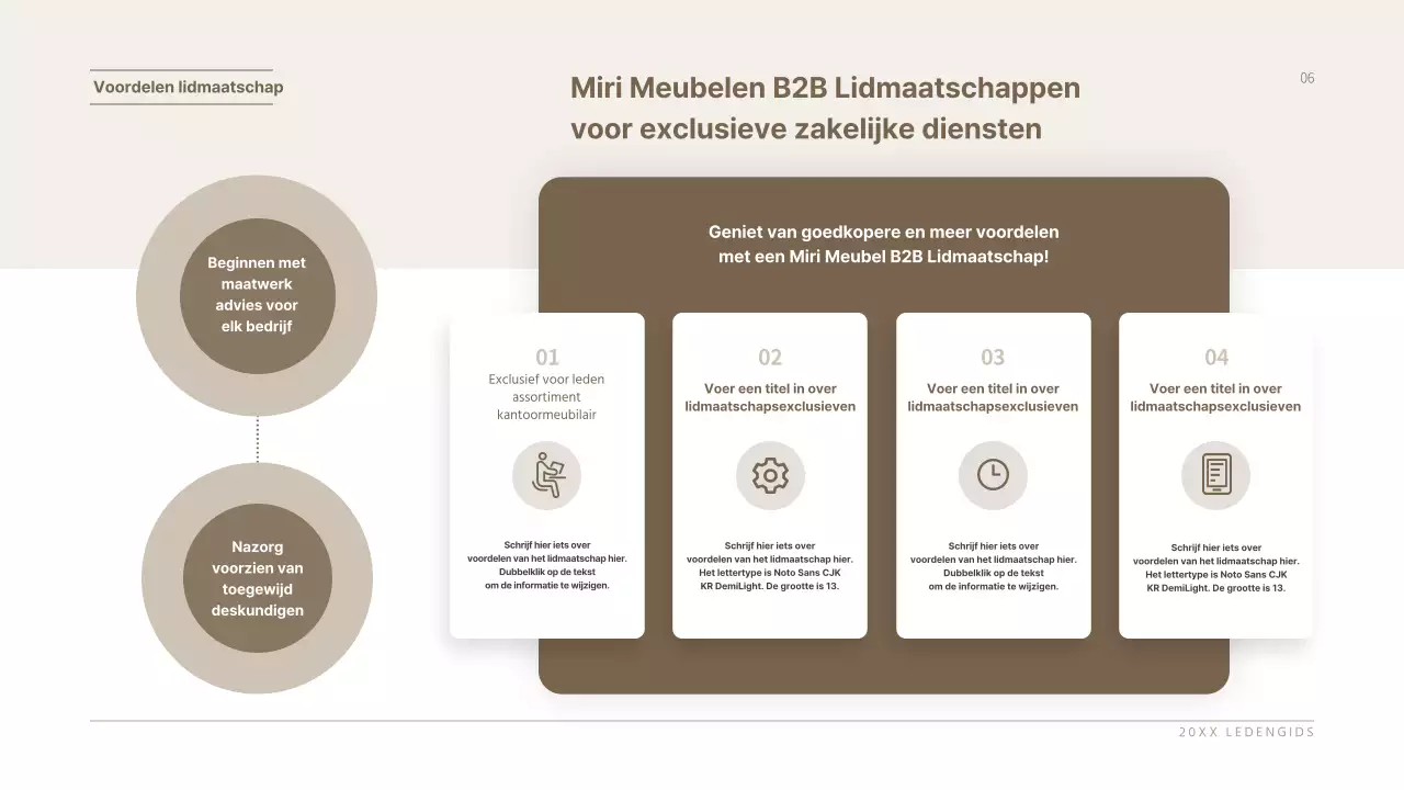 Braunton's Corporate Furniture Affiliate Service Voorstel Presentatie