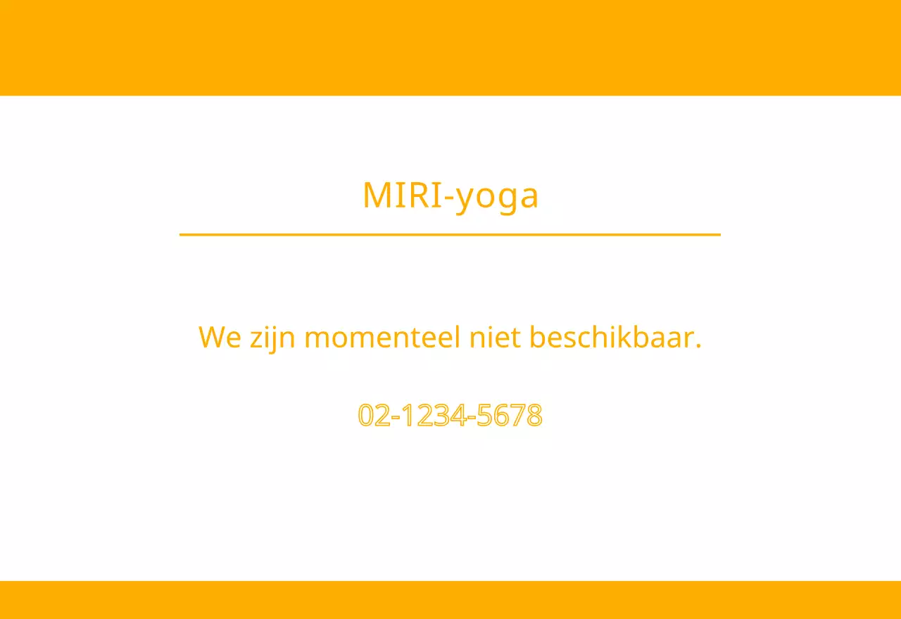 Oranje kalenders om weg te geven als je je yogastudio promoot