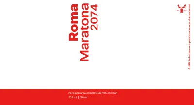 Progettazione di una maratona con una combinazione di colori rossi