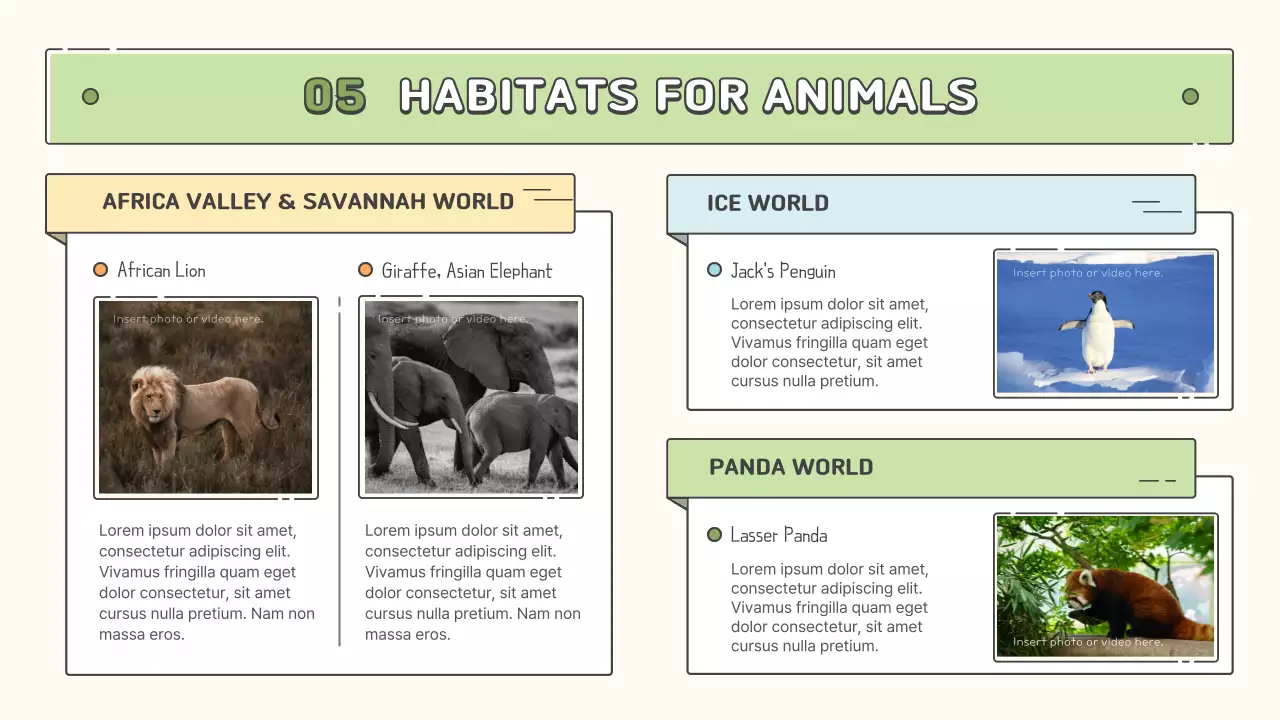 Beige Vintage Wildlife Promotion Presentation