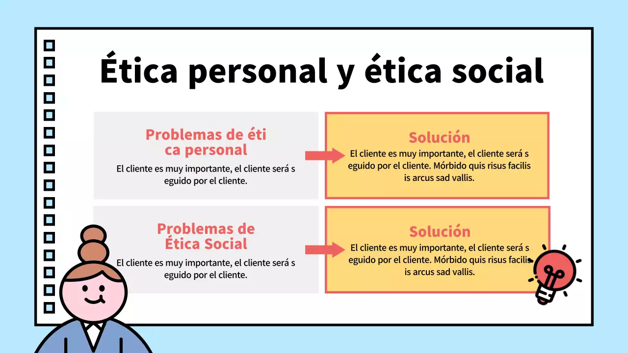 Alegres y simpáticas ilustraciones sobre la vida y la ética