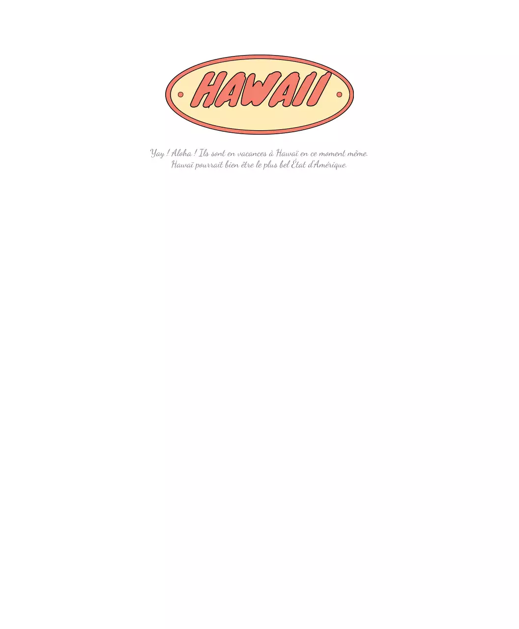 Illustration florale hawaïenne d'été