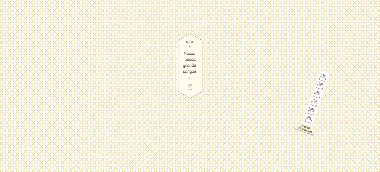 Caffè a scacchi gialli