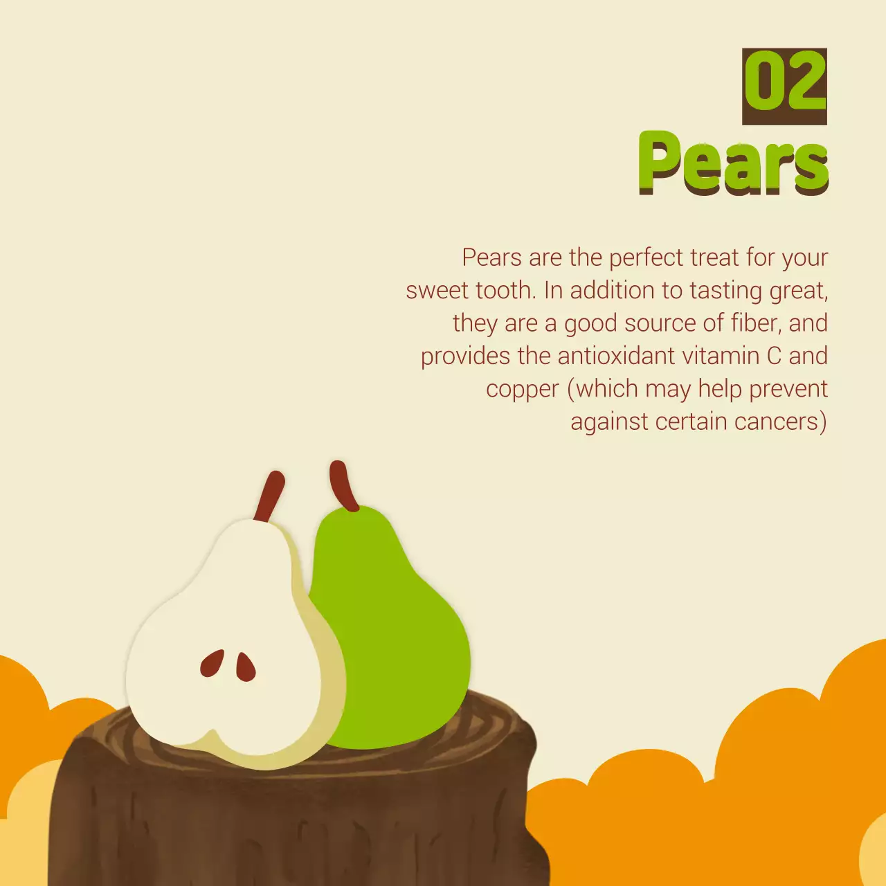 Orange Retro Autumn Guide Social Media Post