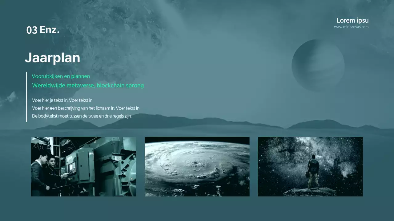 Greentone Metaverse Sjabloon