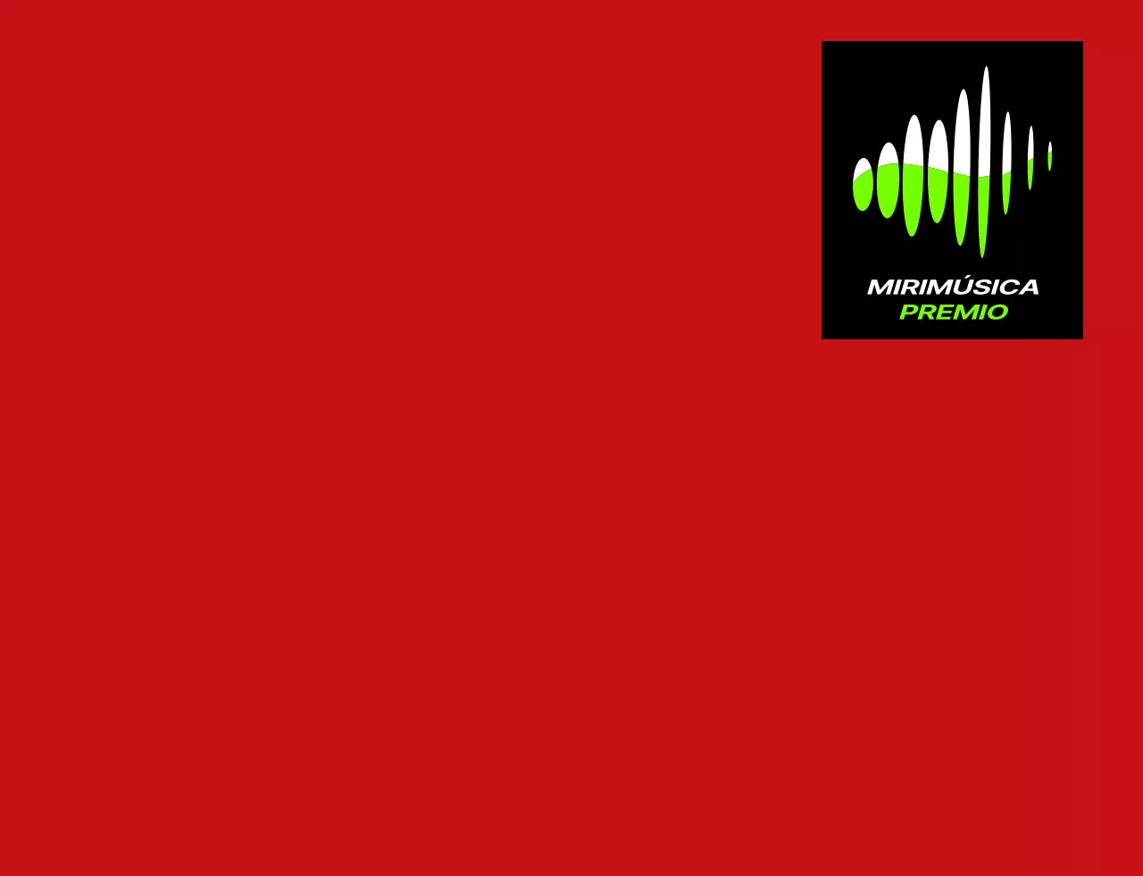 Premios de la Música Concierto Personal Chaleco con Negro Blanco Fluorescente Símbolo Verde Logotipo