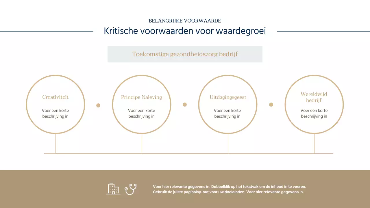Blauw en bruin lab bedrijfsthema (presentatie)