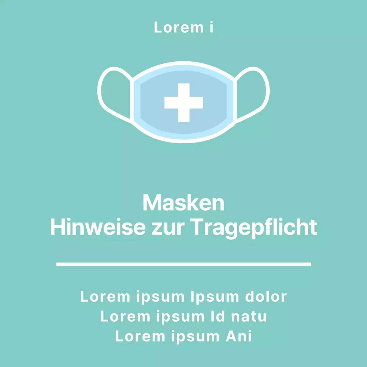 Acrylständer für mintfarbene Maske Montageanleitung