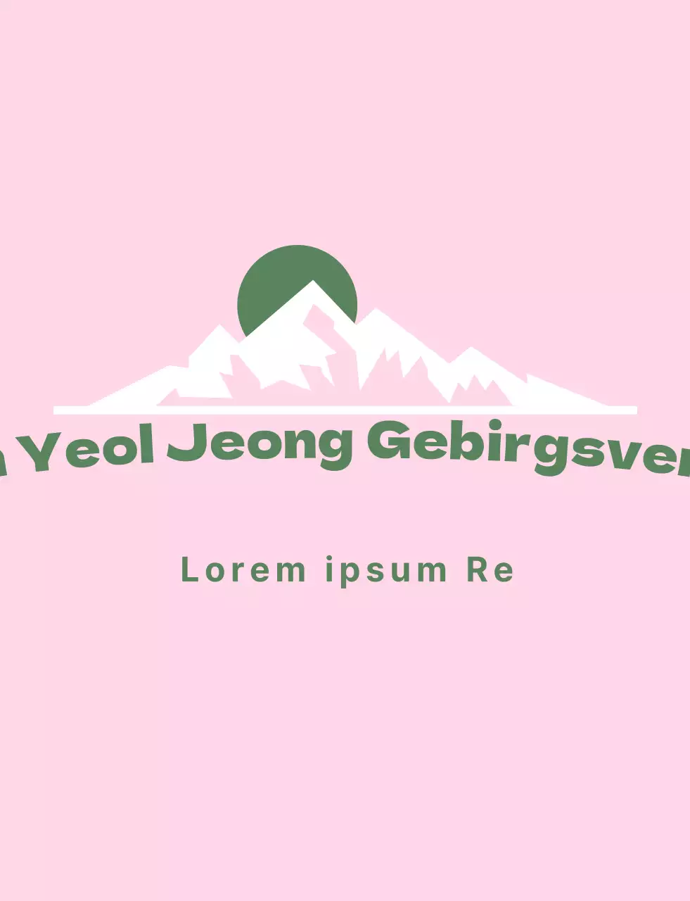 Uniform eines Bergsteigervereins mit Bergmotiv