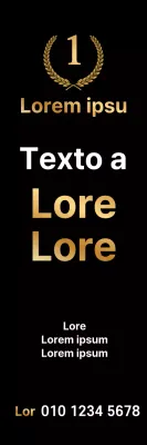 Estandarte_negro_dorado_liso