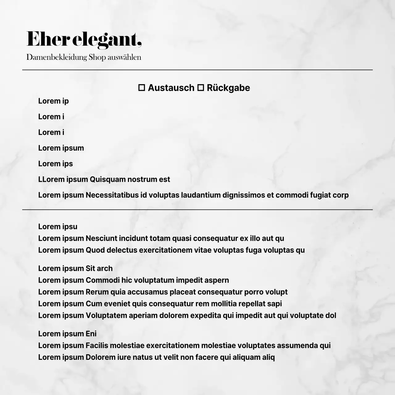 Marmorierte Einkaufspassage Austauschpostkarte