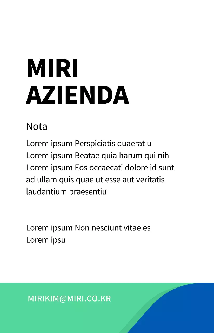 Scheda aziendale Cyan