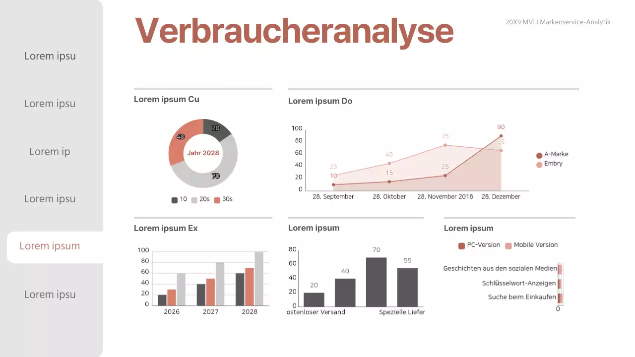Farbverlauf rosa-beige sauberer Beratungsbericht