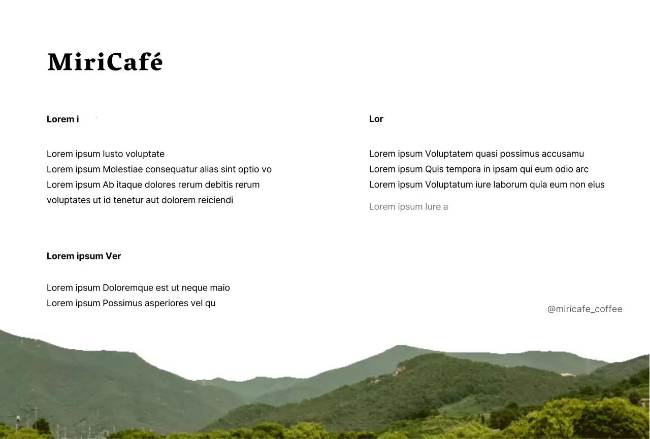 Présentation d'un café au concept épuré et naturel