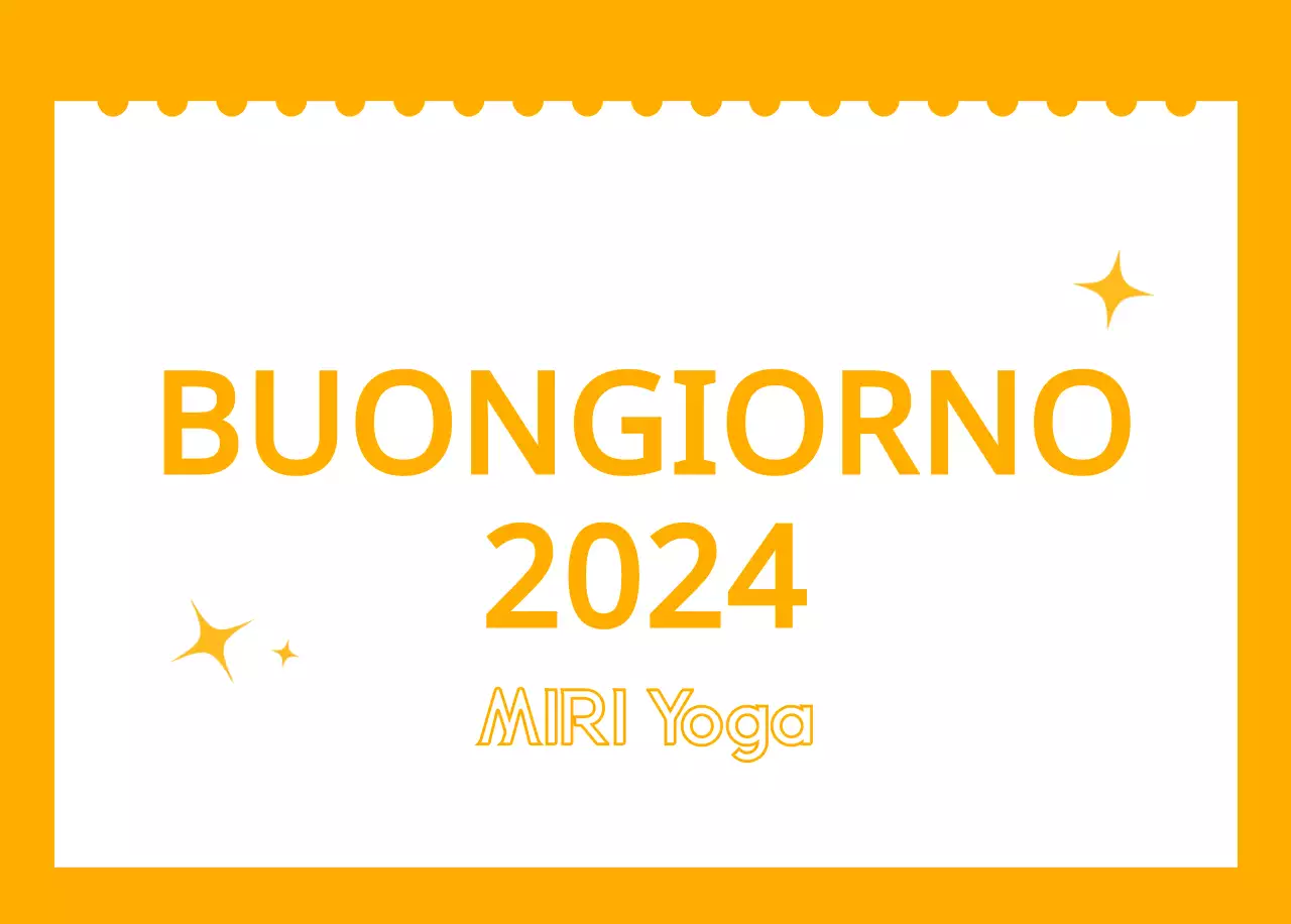 Calendari arancioni da regalare per promuovere il vostro studio di yoga