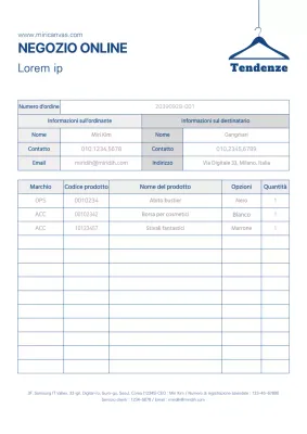 grey & navy negozio online conferma ordine abbigliamento moda