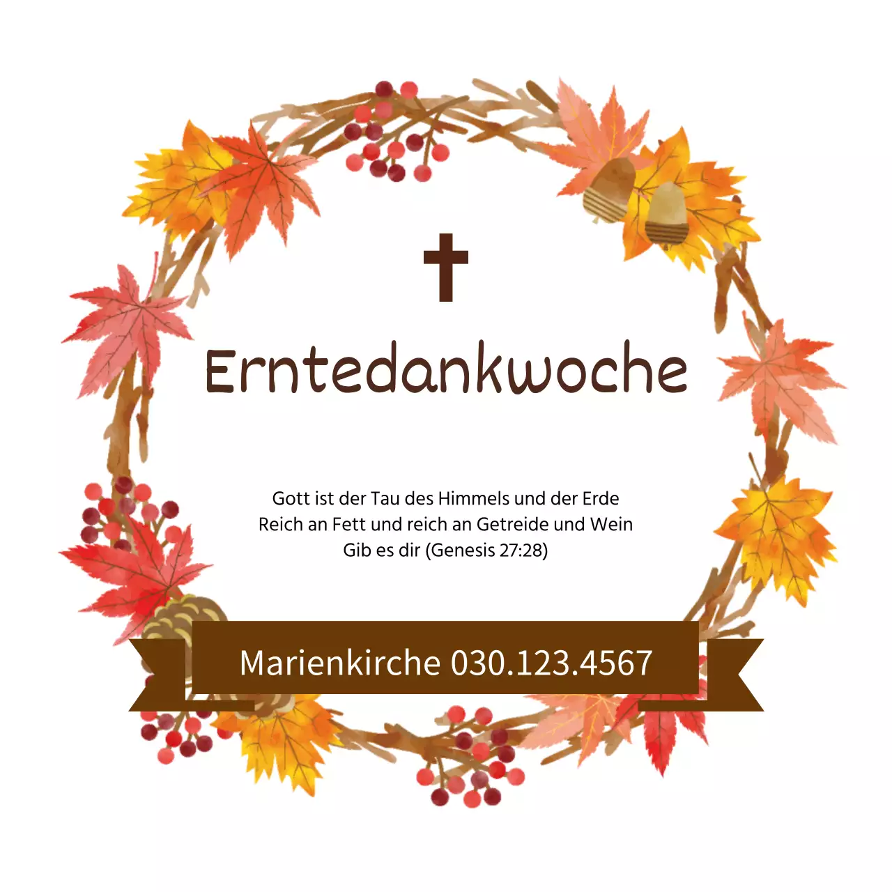 Weiße Vintage-Illustration Kirche