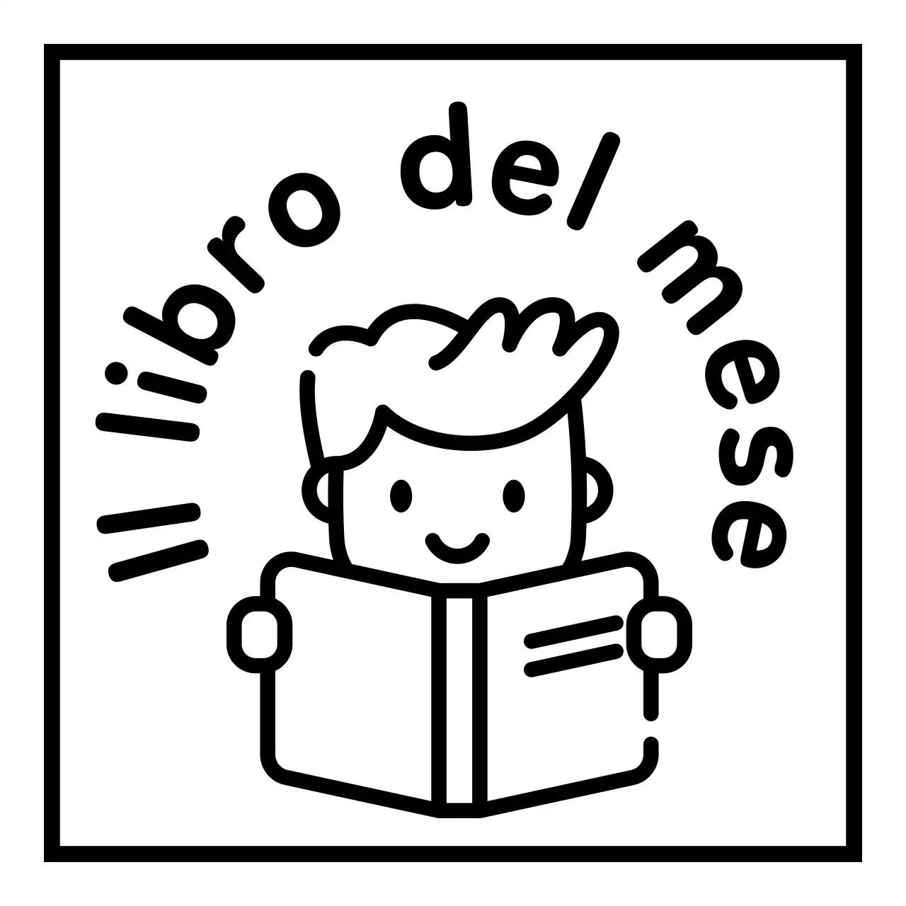 Semplice re di lettura con illustrazione di uomo nero di lettura