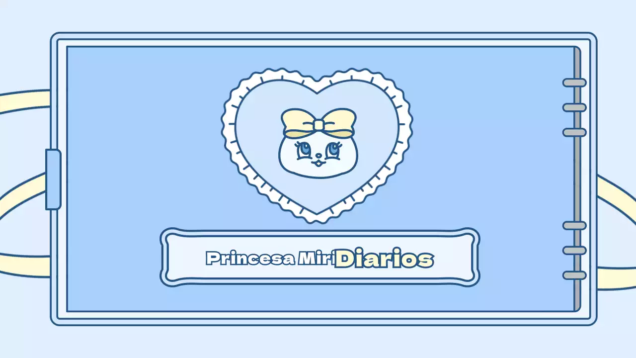 Bonito kit de presentación del concepto de agenda en azul claro y verde