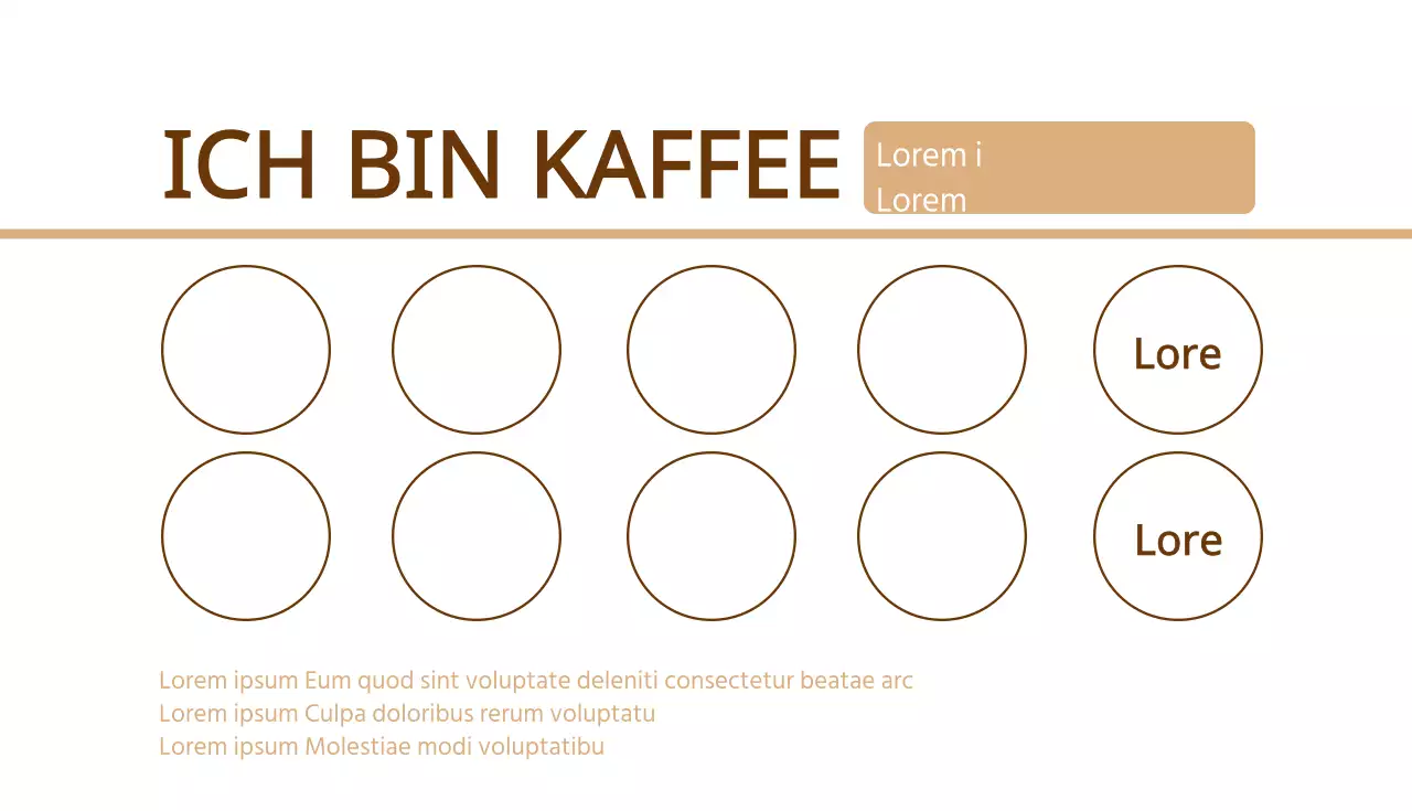 Ich bin Kaffee