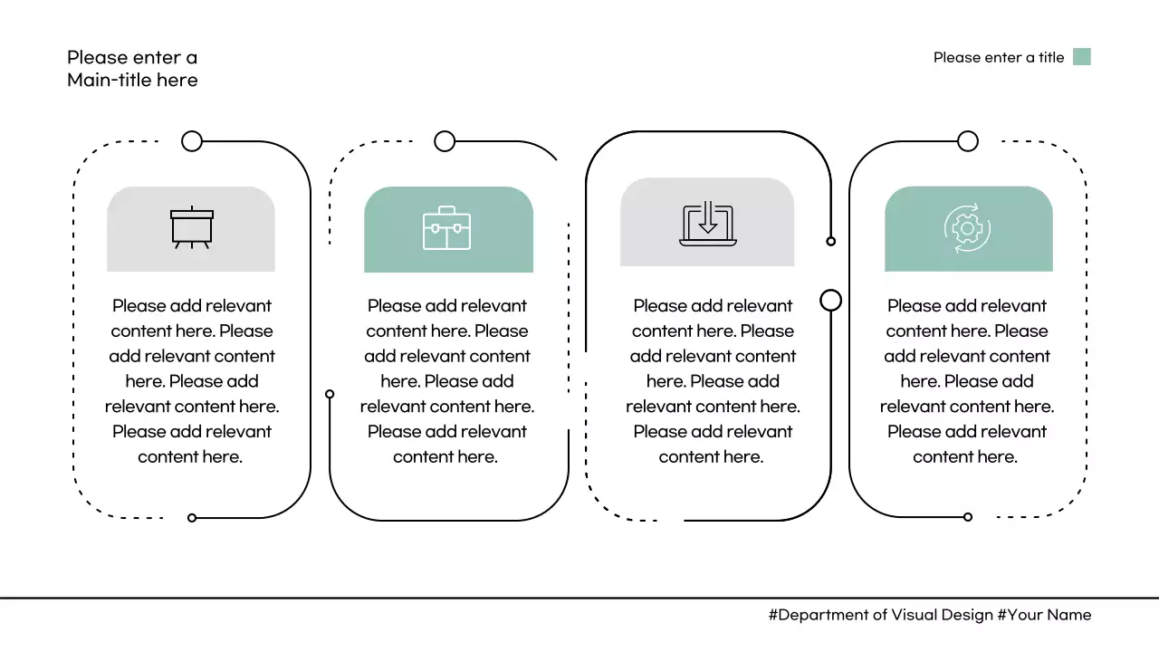Mint Minimalist Design Course Presentation