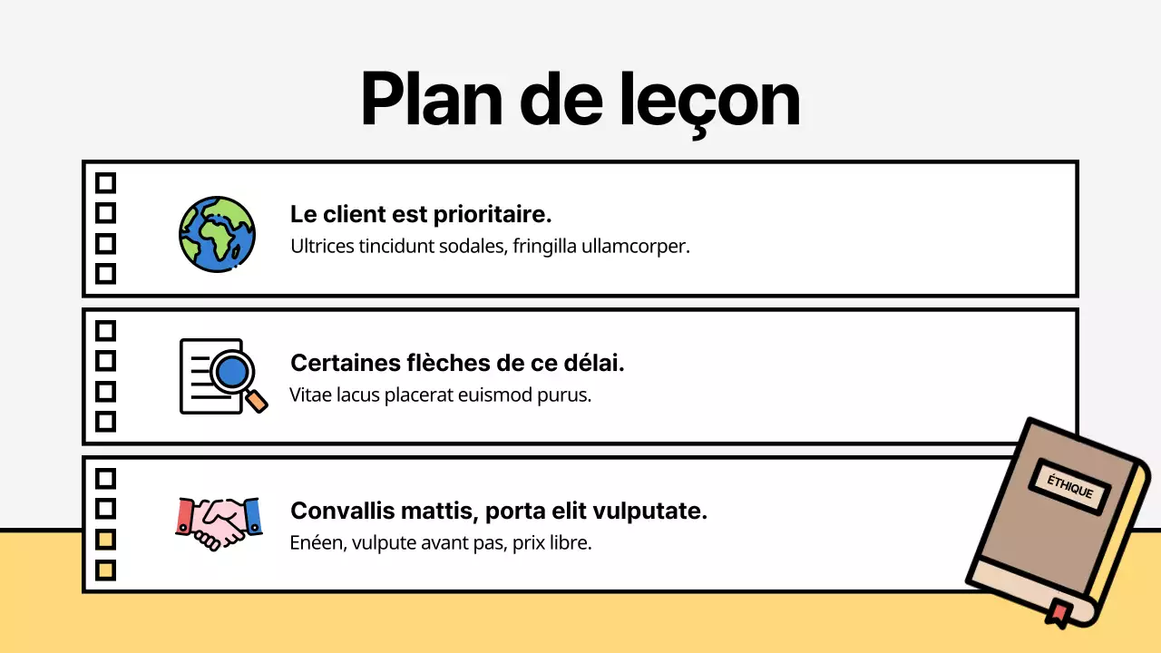 Des illustrations lumineuses et mignonnes sur la vie et l'éthique