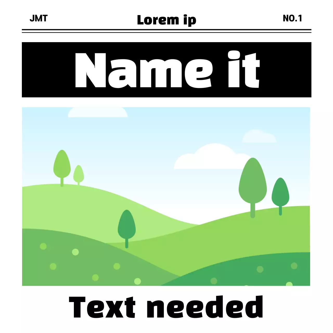 Mô hình báo chí_Biểu ngữ hình vuông