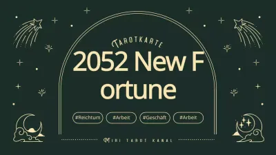 grüne und gelbe Tarotkarten für das neue Jahr