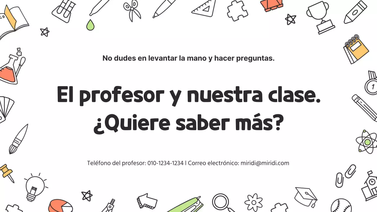 Un bonito currículum de profesor de primaria en blanco y amarillo
