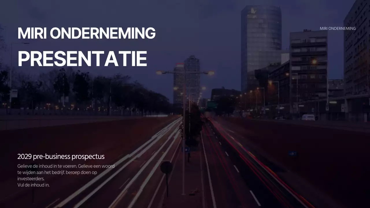 Bedrijfspresentaties in beweging