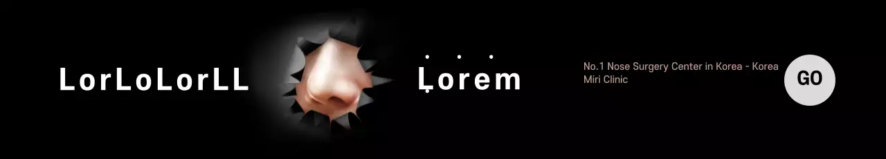 Banner de anúncio de consulta moderna branca