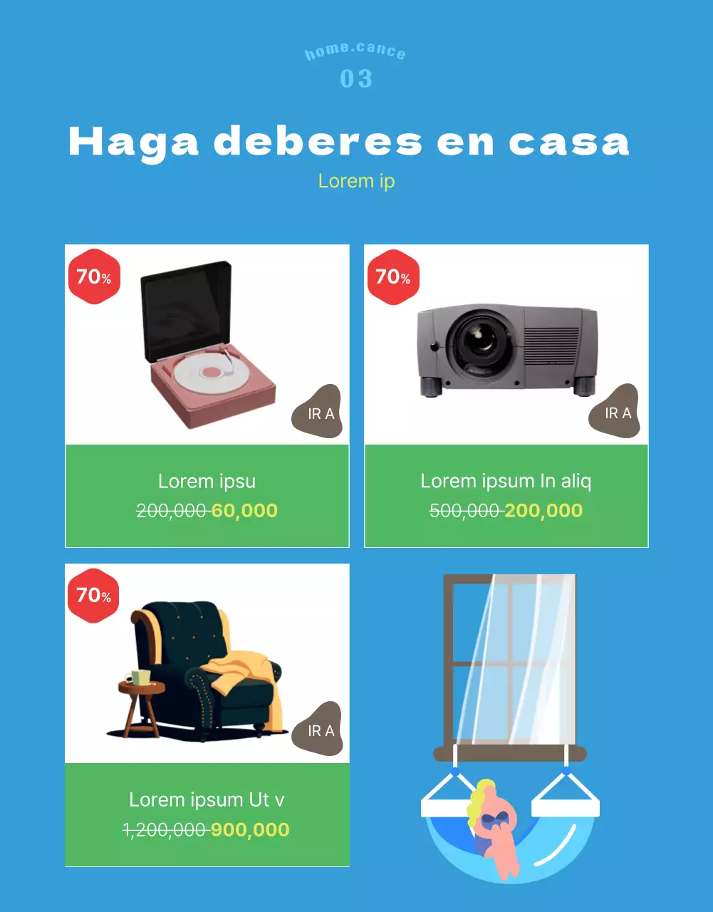 Una colorida fiesta de bienvenida veraniega con un toque de azul cielo