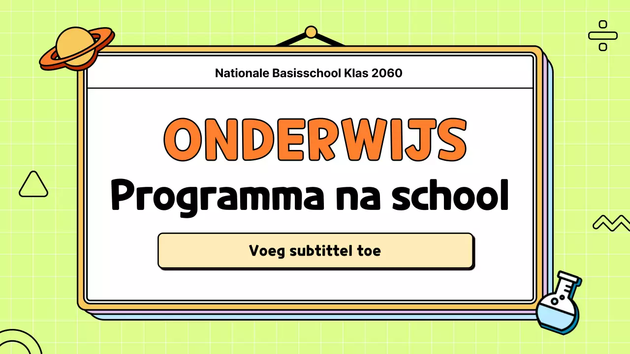 Schattig en kleurrijk wetenschapsillustratie lesplan voorstel