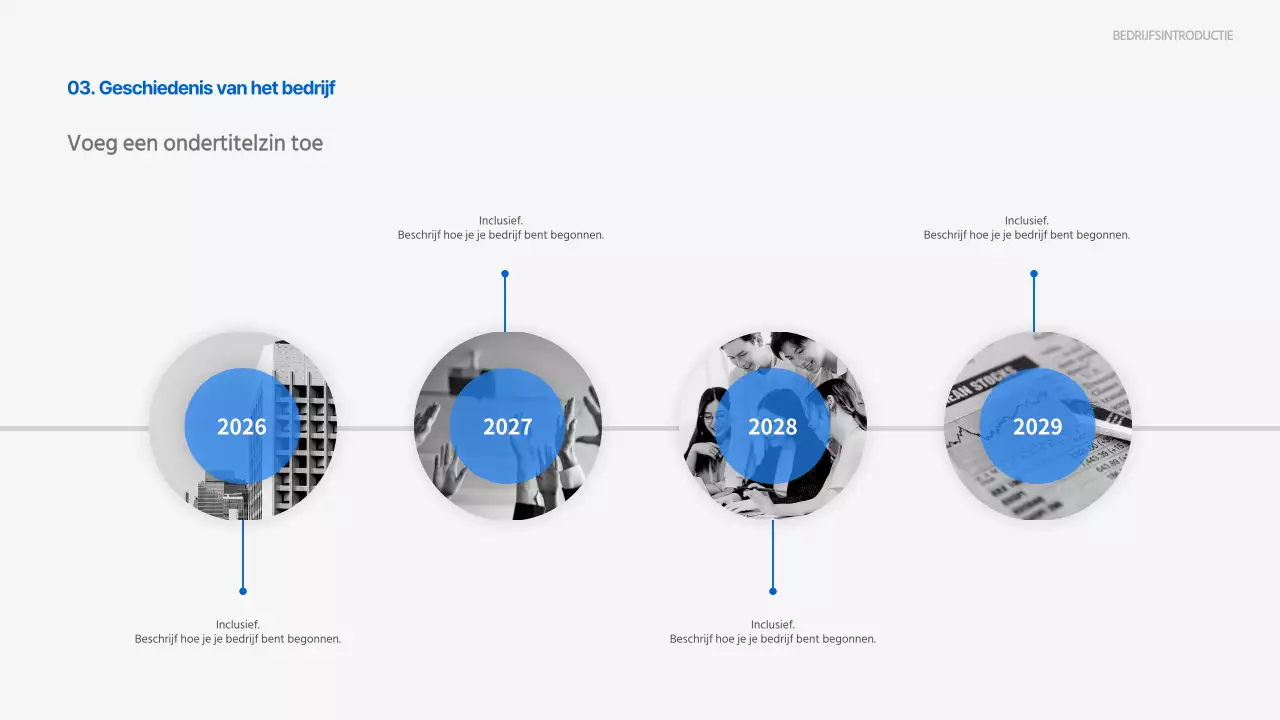Bedrijfspresentaties in beweging