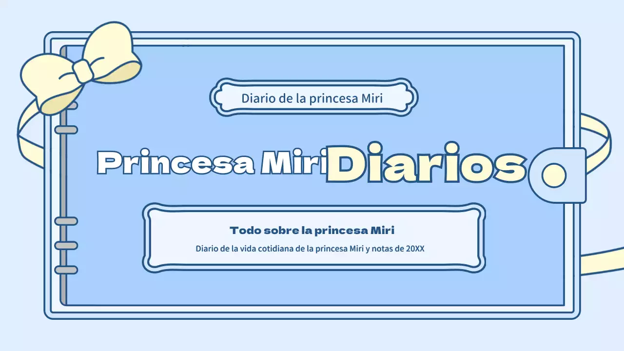 Bonito kit de presentación del concepto de agenda en azul claro y verde