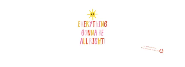 Witte kleurrijke schattig geïllustreerde tekst