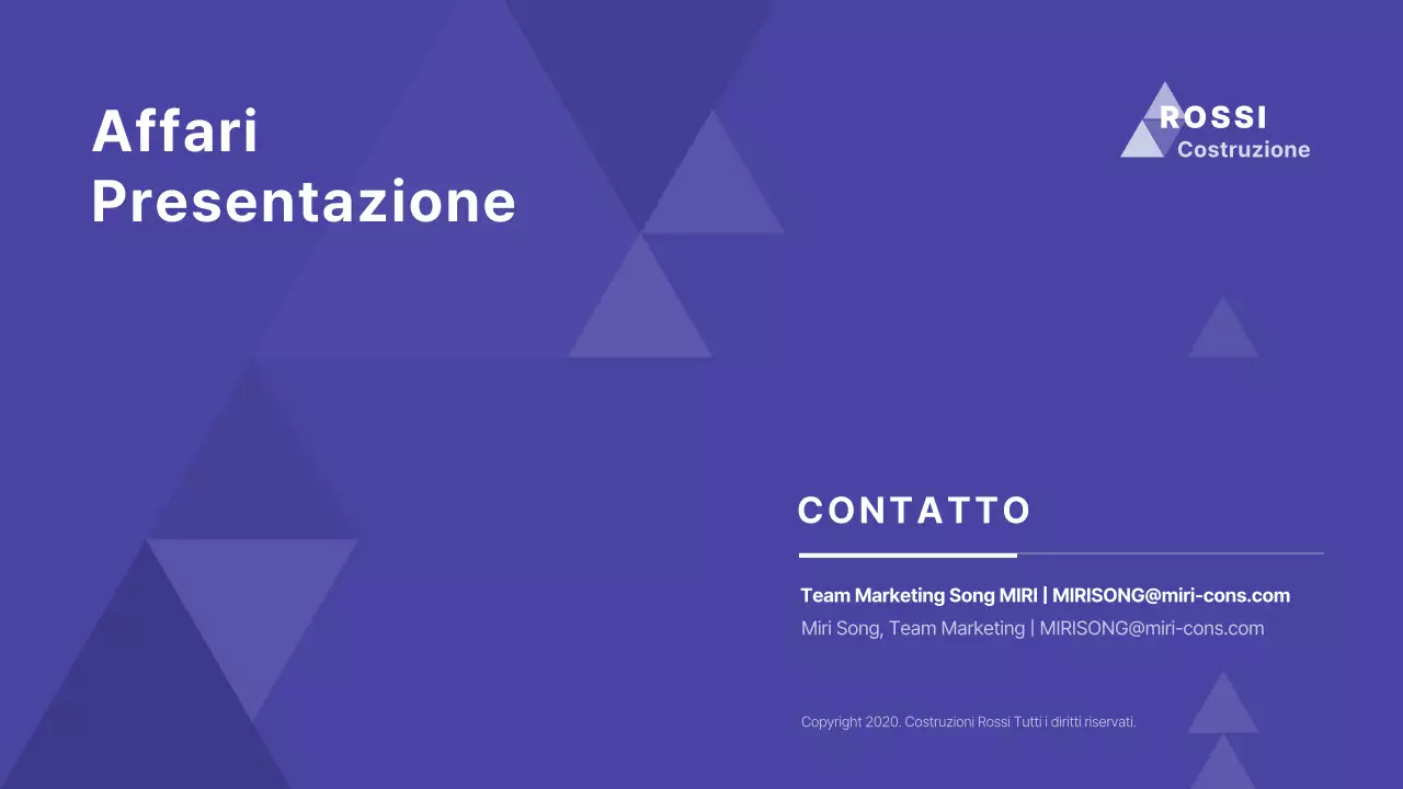 Presentazione del business pitch di NavyTone