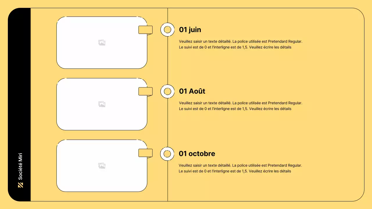 Illustration d'entreprise avec des lignes simples et la couleur jaune