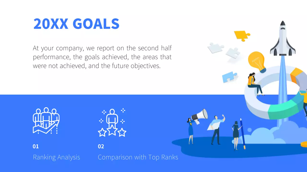 Blue Modern Business Report Presentation