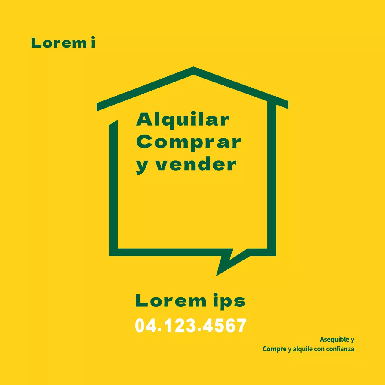 Arrendamiento Venta_Pancartas cuadradas