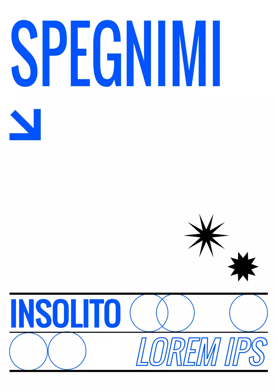 Per promuovere un negozio editoriale alla moda, blu e nero, e per esporre i prodotti.