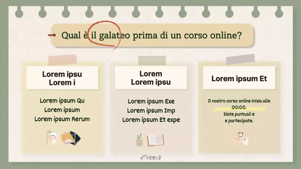 Il galateo della classe online con il concetto di nota gialla