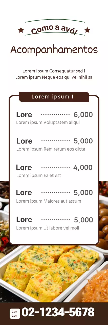 Menu do Brown