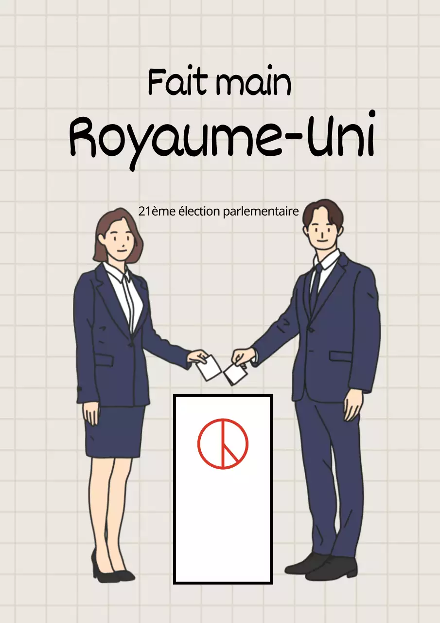 Une annonce simple, avec un vote sur l'ivoire et un concept simple