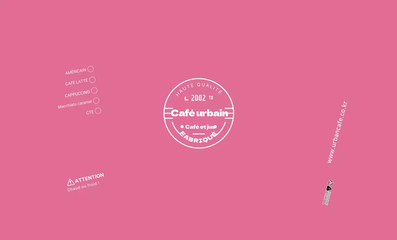 Blanc Rose Neat Symbols Cafe